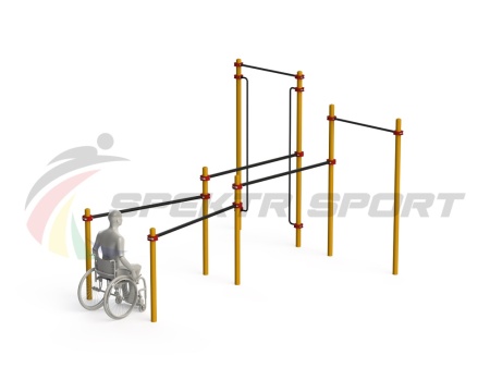 Купить Спортивный комплекс для инвалидов-колясочников WRK-D19_76mm в Бронницах 