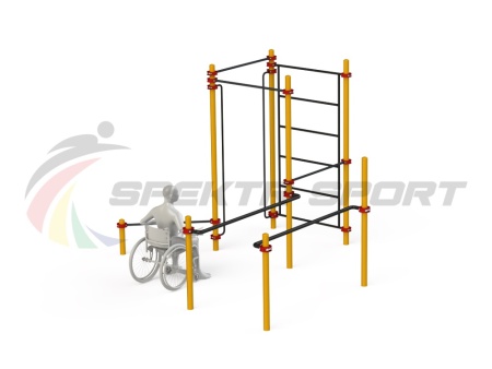 Купить Спортивный комплекс для инвалидов-колясочников WRK-D18_76mm в Бронницах 