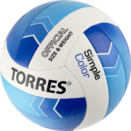 Купить Мяч волейбольный Torres Simple Color любительский р.5 в Бронницах 